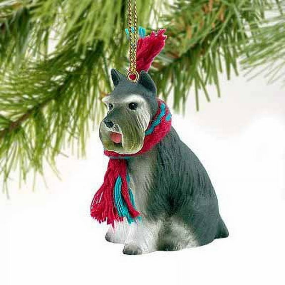 Conversation Concepts Schnauzer Miniature Dog Ornament - Gray