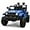 Blue, variant on Jojoka 12V Ride on Truck Car for Kids, Battery Powered Electric Toys Vehicles with Parent Remote Control, Spring Suspension, LED Lights, Bluetooth, 2 Speeds, for 3-8 Years Old, Black