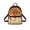 Autumn Maple Leaf Theme, variant on HELLHERO Halloween Pumpkin Print Mini Backpack, Waterproof Polyester Back Pack for Hiking Outdoor, Adjustable Strap Travel Shoulder Bags
