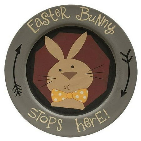 Bunny Stops Here Plate