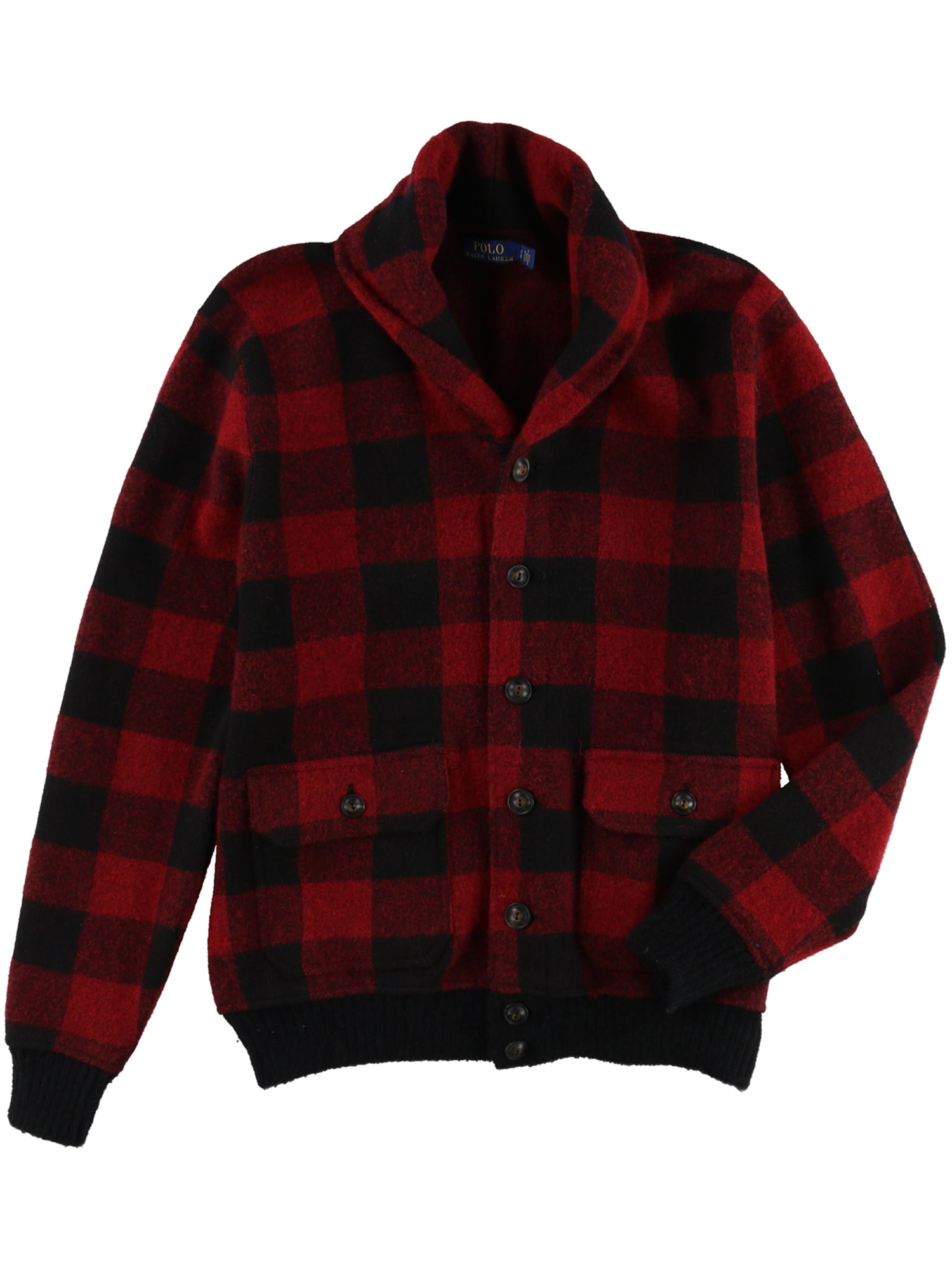 polo plaid sweater