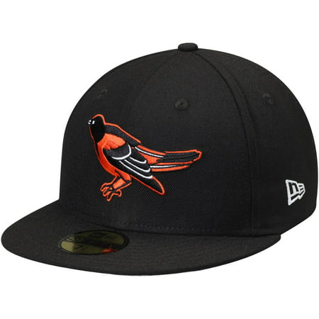 Baltimore Orioles New Era Cooperstown Collection Wool 59FIFTY Fitted Hat - (Best Fitted Hat Brands)