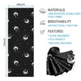 thumbnail image 2 of Black Star Moon Planet Pattern Hot Yoga Mat Towel Non Slip for Hot Yoga - Quick-Drying Yoga Mat Cover with 4 Corner Pockets with Travel Bag - Hot Yoga Towel Non Slip 74"x26", 2 of 6