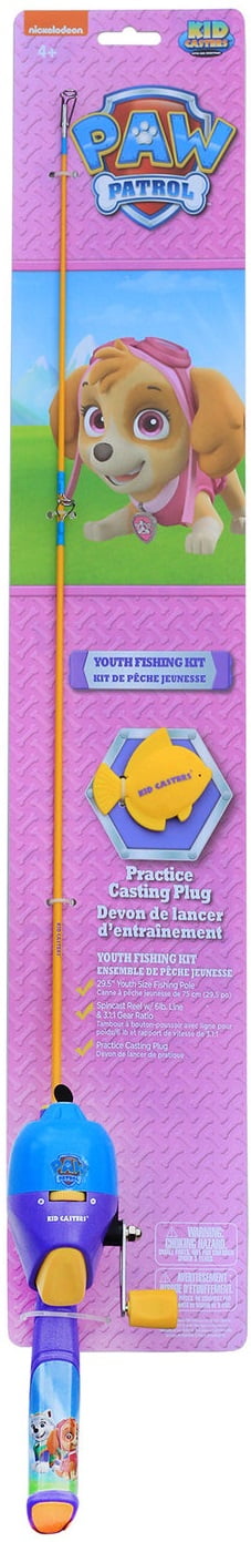 pink kids fishing pole