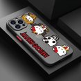 thumbnail image 1 of Cartoon Anime Cat Hello Kitty For Apple iPhone 14 13 12 11 XS Mini Pro Max 8 7 6S 6 XR X Plus Frosted Translucent Phone Case LXY, 1 of 6