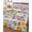 LightGrey, variant on Quilts Queen Size Bedding Set, Easter Gnomes Reversible Summer Quilt 3 Pieces, Spring Floral Eggs Flowers Butterflies Gray Plaid Lightweight Bedspreads Coverlets with 2 Pillow Shams for All Seasons