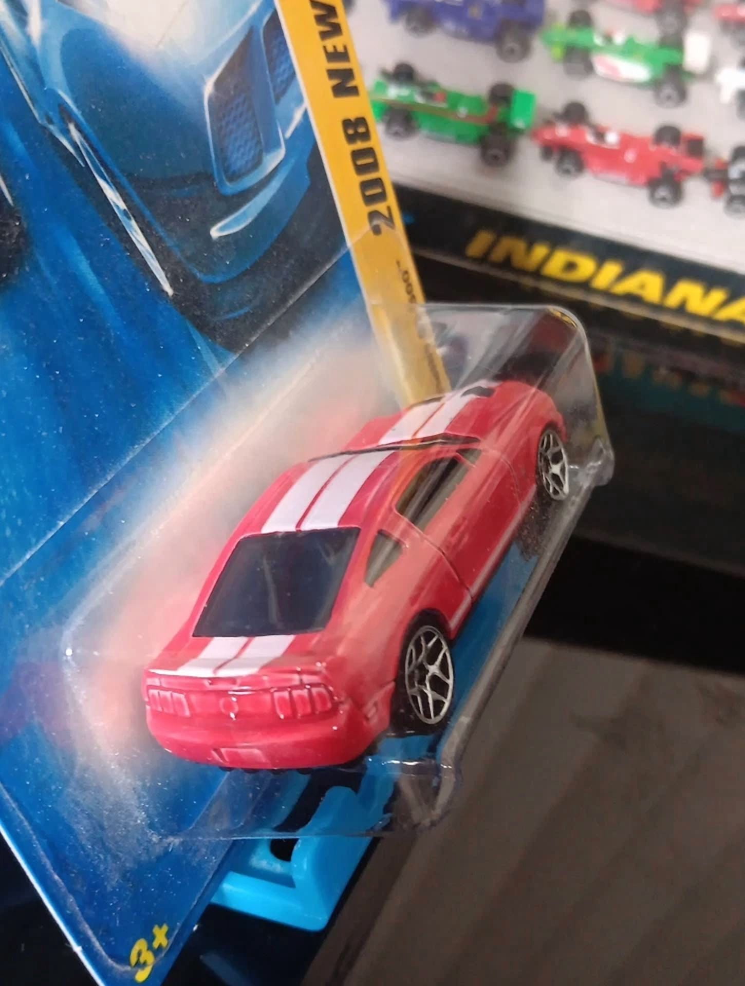 NIB 2007 SHELBY GT-500 MUSTANG RED 2008 NEW MODELS HOT WHEELS TOY HW 1/64 #1/40