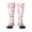 1 Black, variant on Breast Cancer Pink Ribbons Awareness (2) Soccer Socks Sport Knee High Socks Calf Compression Athletic Socks for Men and Women