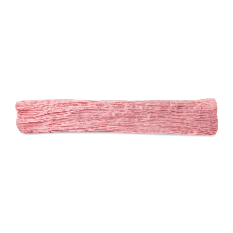 Way To Celebrate Pink Gauze Fabric Table Runner photo 4