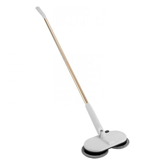 CURYMAY Electric Cordless Mop Usb Charging Dual Mechanical Rotating Mop 4 Pads 150Rpm