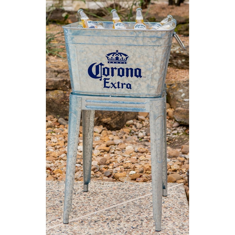 Leigh Country 34 in MC 47940 Corona Extra Galvanized Beverage Tub