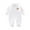White, variant on Timegard Baby Clothes Newborn Boys Girls Lightfleece Button Toddler Comfy Onesie Rompers Fall Winter Fashion