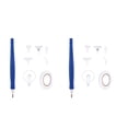 thumbnail image 1 of Methold Bolígrafo de diamante con agarre cómodo, eléctrico, doble, reemplazable, ligero, colorido, de precisión, ergonómico, de moda. pinturas Azul, 1 of 6