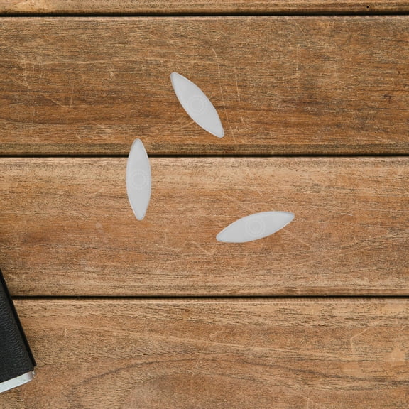 Homoyoyo 5Pcs White Nylon Dulcimer Picks for and String Instruments