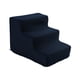 thumbnail image 2 of Escaleras para mascotas, escaleras para perros, rampa para perros, escalera multiusos, antideslizante, lavable a máquina, funda para cama, sofá, silla , S 3 Pasos AZUL OS S 3 Pasos AZUL OSCURO, 2 of 8