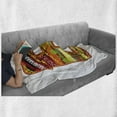 thumbnail image 6 of Letter B Soft Flannel Fleece Throw Blanket, Winter Season Inspired Typing Tool Art Design Digitally Made Multicolor Palette, Cozy Plush for Indoor and Outdoor Use, 50" x 70", Multicolor, by Ambesonne, 6 of 6