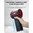 thumbnail image 2 of High Speed Air Blower Handheld 64mm Duct Fan Thrust 1500g Brushless Turbo Fan Strong Car Washing Snow Blowing ,Adjustable Speed, 2 of 5