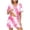 A, variant on Dxzfnsa Womens Pajama Sets Short Sleeve Lounge Sets for Women Printed Jogger Pajama Set 2 Piece Pj Sets With Pockets S-2XL