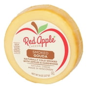 Red Apple Cheese Apple Smoked Natural Gouda, 8 oz Round
