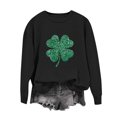 thumbnail image 3 of JYnXIANTI St Patrick's Shirts for Womens Crew Neck Long Sleeve Tops Casual Graphic T Shirts Cute Tees for Saint Patricks Day, 3 of 5