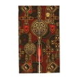 thumbnail image 7 of XMXT Japanese Noren Doorway Room Divider Curtain,Taiji Back Pattern Restaurant Closet Door Entrance Kitchen Curtains, 34 x 56 inches, 7 of 7