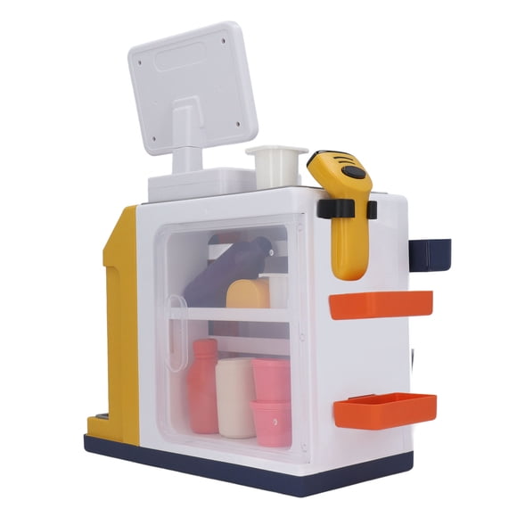 Juego De Simulación De Supermercado, Juguetes Para Refrigerador, Calculadora De Escáner De Código De Barras Realista De Alta Durabilidad, Juguete Para Niños