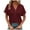 Wine, variant on TKLPEHG Summer Tops for Women Trendy Short Sleeve V Neck Eyelet Shirts Dressy Casual Loose Ladies Blouses Going Out Tops (Green,XXXL)