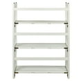 thumbnail image 4 of 3-Shelf Folding Stackable Bookcase 27.5" Wide-White, 4 of 6