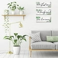 thumbnail image 4 of 3 Pieces Eucalyptus Greenery Wooden Wall Sign Bless Family Food Love Plaque Botanical Leaf Wall Art Green Leaves Rustic Porch Decor Farmhouse Hanging Plaque for Home Kitchen Decor, 4 of 7