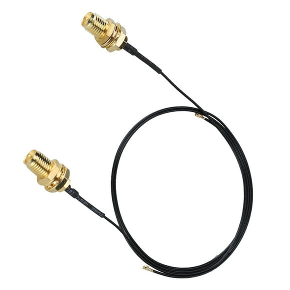 SMA Cable,2Pcs Set IPEX4 to RP SMA Extension Cable SMA Male NGFf M. 2 Connector Cable Wire Line Cord 31cm