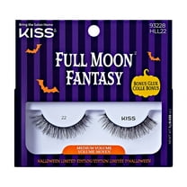 KISS Full Moon Fantasy, False Eyelashes, Midnight Mischief, 10 mm, 1 Pair