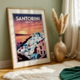 thumbnail image 6 of Vintage Santorini Illustration | Greek Island Art Print - Fira Greece Illustration Unframed Wall Art Print 5 x 7 inches, 6 of 60