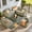 Dark Gray, variant on XIZZI 8 Pieces Outdoor Patio Furniture All Weather Rattan Conversation Set High Back Seating Set Modular Outside Sectional Sofa with Swivel Rocking Chairs for Porch,Beige