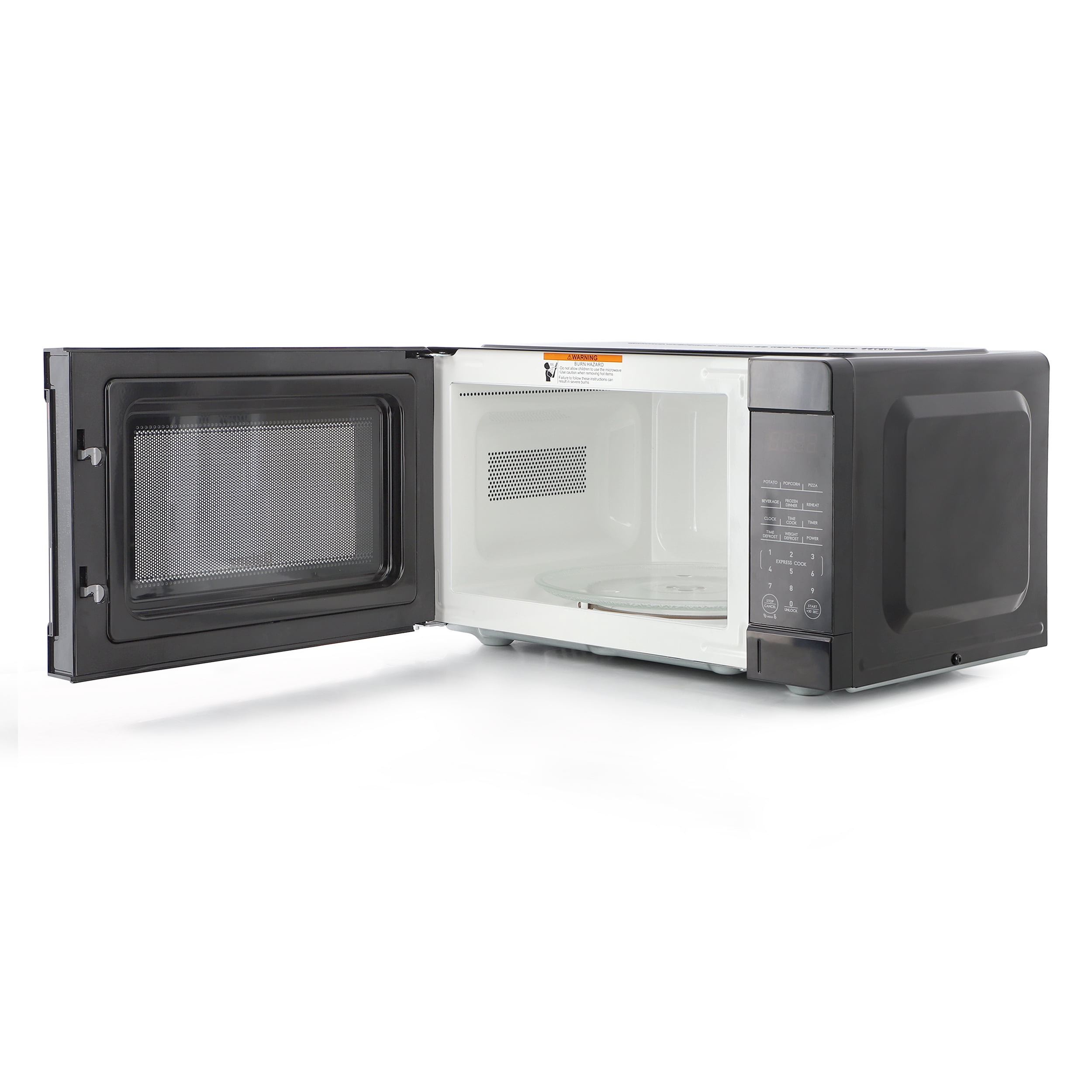 Galanz 0.9 Cu Ft. 900 Watt Counter Top Microwave Oven in Black
