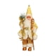thumbnail image 2 of Figura de Papá Noel, muñeco, adorno para fiesta de Navidad, decoración navideña, coleccionable, de pie Oro, 2 of 9