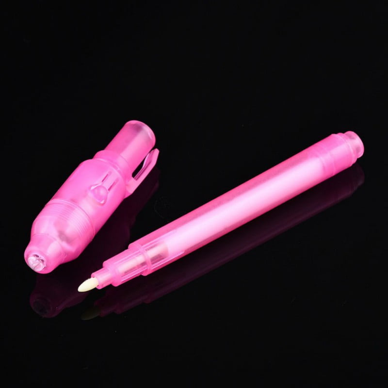 Invisible Ink Spy Pen With Built In UV Light Magic Marker