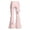 Pink, variant on NinXxx Girls Wide Leg Pants School Supplies Slim Casual Kids Trousers Light Blue 7-8 Years