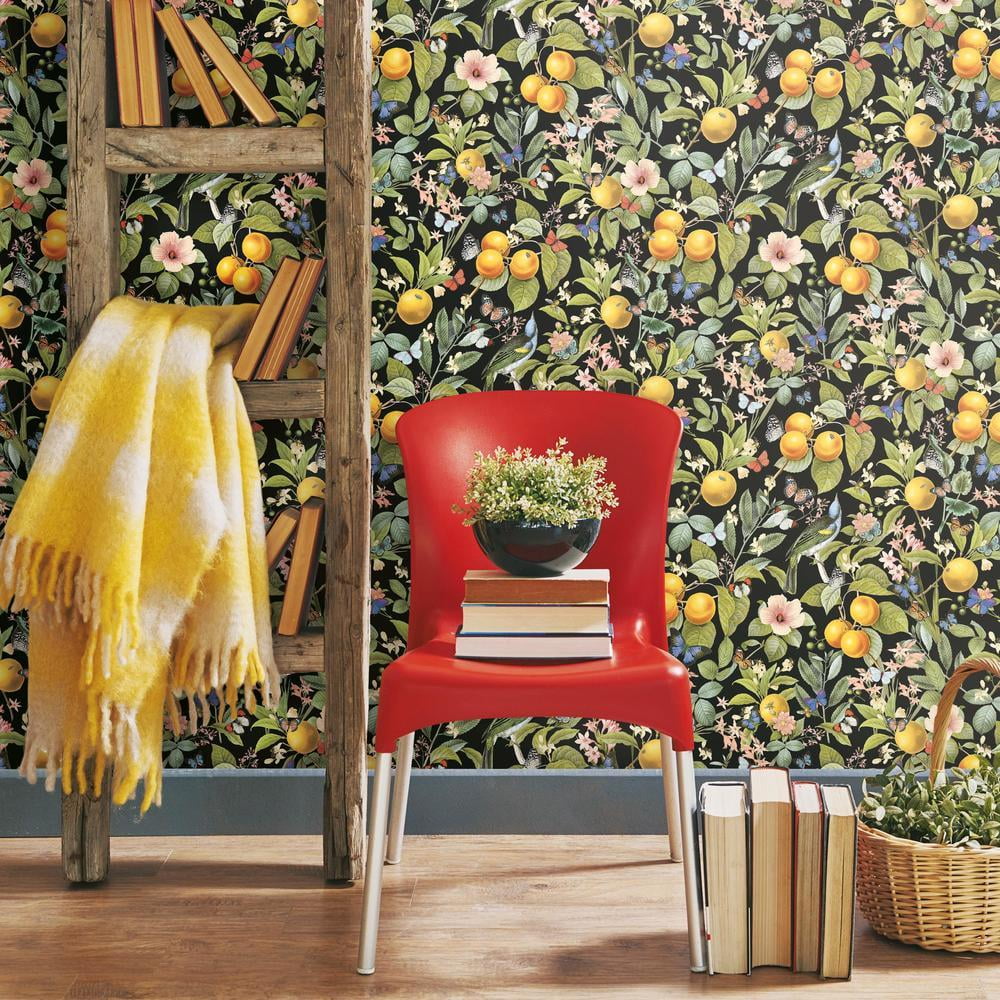 Citrus Peel and Stick Wallpaper