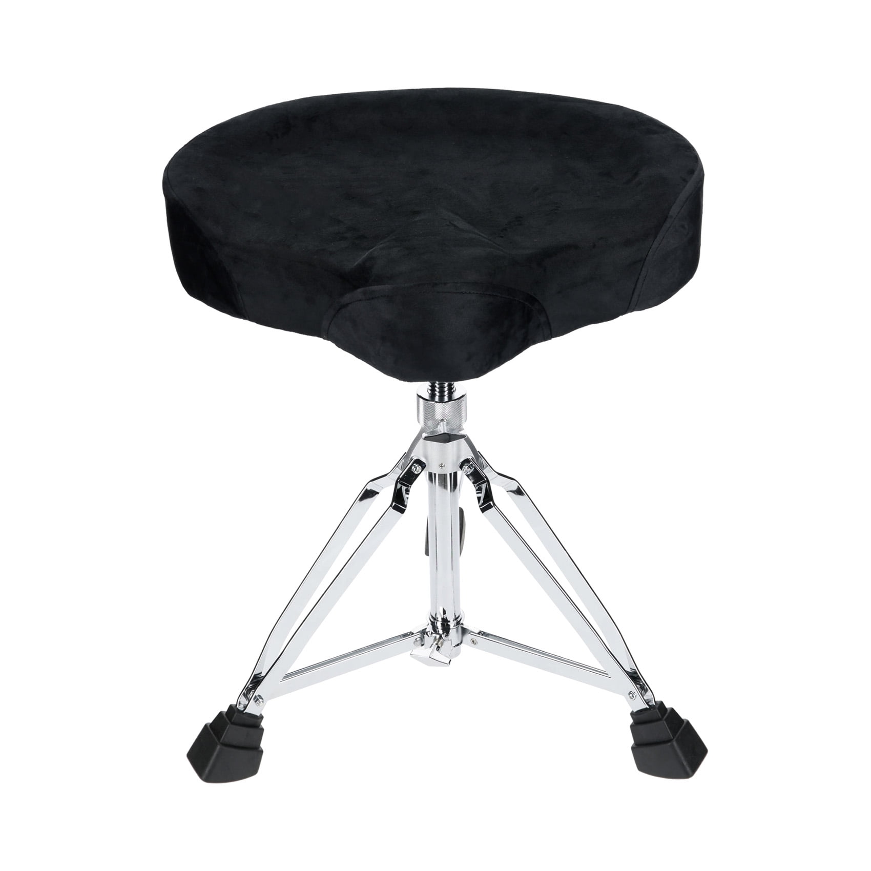 Rockville RDS50 Double Braced Drum Throne Stool 4" Padding, Adjustable and Lockable