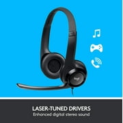 Logitech ClearChat Comfort/USB Headset H390 (Black)