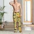 thumbnail image 2 of Sikiie Ethnic African Mens Pajama Pants Sleep & Lounge Pants, PJ Bottoms With elastic waistb and Pockets Small, 2 of 6