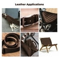thumbnail image 6 of ELW Grass Feed Leather 8-10 oz. 3-4mm 6"x72" 15.2x182.9cm Dark Brown Full Grain Cowhide Belt Blank, Straps Tooling, Holsters, Saddle Bags, Knife Sheaths, Furniture Accent, Restoring Chairs, 6 of 8