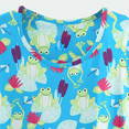 thumbnail image 2 of Lu's Chic Women's Cotton Sleepwear Short Sleeved Nightgown Cute Night Gown Mid Thigh Length Blue Frog Medium, 2 of 2