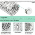thumbnail image 5 of Flexible Ducting With Six-Layer Thickness, Light-Proof Noise Reduction For Multi-Purpose Use In Hvac Systems, Bedrooms, Bathrooms, Kitchens (100mm*2m), 5 of 5