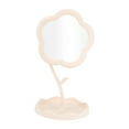 thumbnail image 1 of 1 Pc Espejo Cosmético de Girasoles de Escritorio para Viajes de Negocios Vacaciones Rosa Plástico Espejo Plateado, 1 of 3