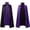 Purple, variant on DuoJiaJ Adults Stand Collar Cape, Party Dress Up Cloak Black Sizes S-L