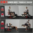 thumbnail image 7 of MITONOS Leg Extension and Curl Machine, 4 in 1 Lower Body Workout Machine， Adjustable Leg Curl Machine,Leg Extension Machine with Exercise Bench, Home Gym Weight Machine, 7 of 7