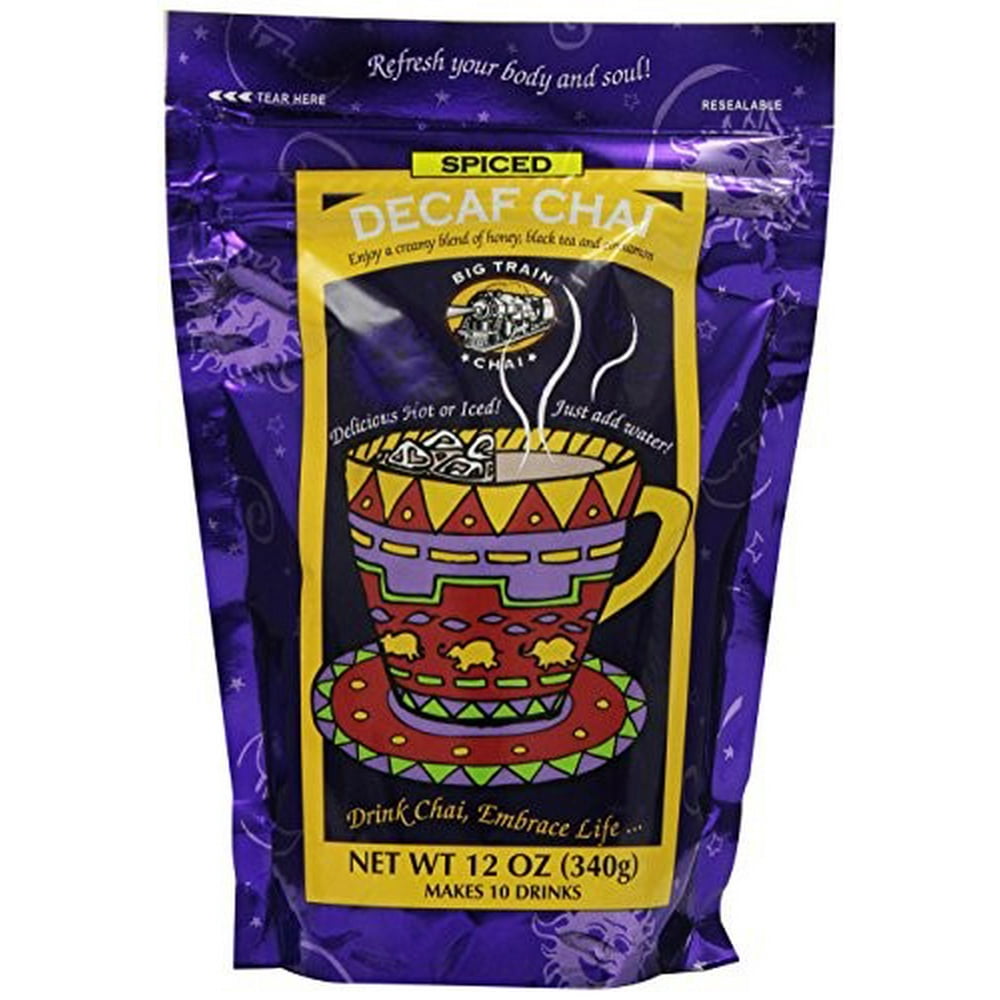 Big Train Chai Tea Mixes, Decaf Spiced, 12 Oz