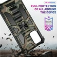 thumbnail image 4 of for Xiaomi Redmi Note 10 Pro (Not Note 10) Camouflage Design Case Heavy Duty Shockproof Protection Military Grade Built-in Magnetic Kickstand Cover for Redmi Note 10 Pro Max MC Army Green, 4 of 6