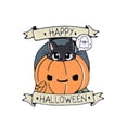 thumbnail image 2 of Heliisoer Halloween Pumpkin Brooch Fall Cute Funny And Friends, 2 of 2